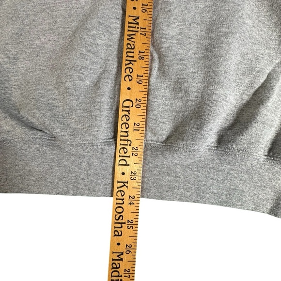 Champion Mizzou Hoodie Sweatshirt Gray Medium University of Missouri Tigers - Picture 8 of 9
